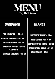 Delhiara menu 5