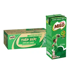 Thùng 48 hộp Sữa lúa mạch Nestlé MILO dạng hộp 180ml lốc 4 hộp