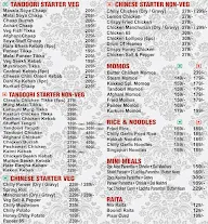 The Tandoori Kukkad menu 2