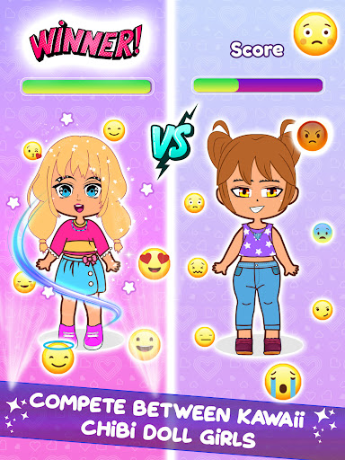 Screenshot Anime Pastel Girl Dressup Game