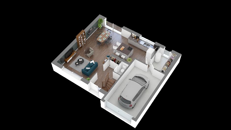 Vente maison neuve 5 pièces 128.82 m² à Eleu-dit-Leauwette (62300), 233 070 €