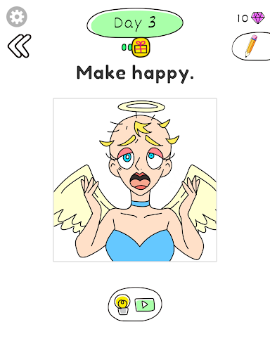 Screenshot Draw Happy Angel :drawing apps