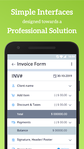 Screenshot Simple Invoice Manager