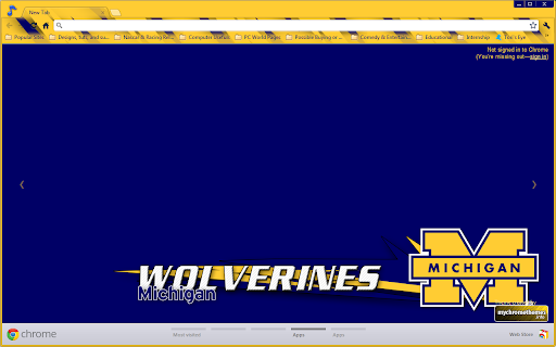 Michigan Wolverines Large