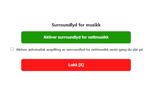 Surroundlyd for musikk