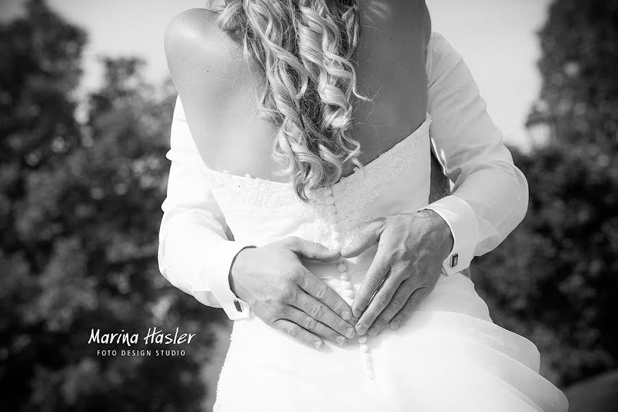 Fotografo di matrimoni Marina Hasler (marina). Foto del 1 marzo 2019