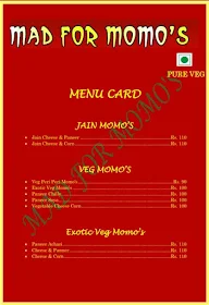 Mad For Momos menu 1