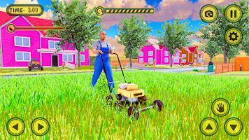 Lawn Mower Mowing Simulator Screenshot