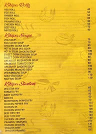 Kikipa Biriyani menu 2