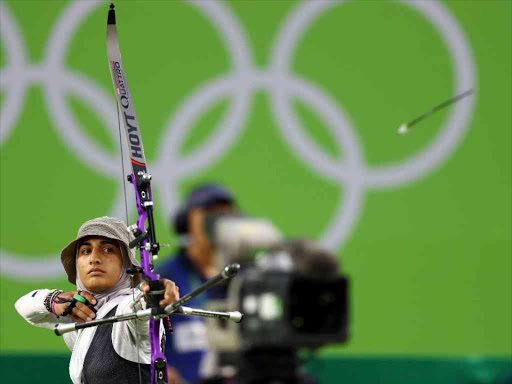 Shehzana Anwar competes in 2016 Rio Olympics Archery in Rio de Janeiro August 8. / FILE