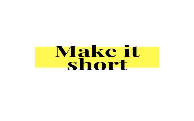 Make it Short Preview image 0