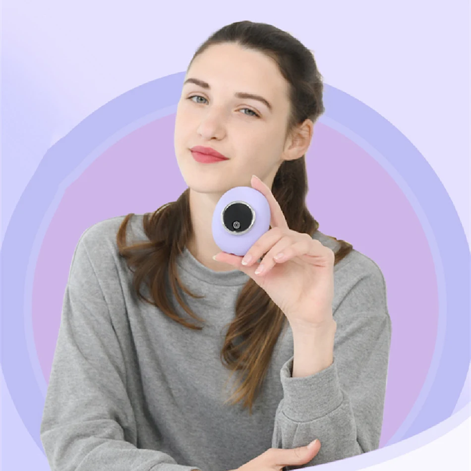Aparelho de beleza ultrassônico doméstico para cuidados faciais. Limpeza profunda, anti-idade e tonificação para uma pele revitalizada e radiante.
