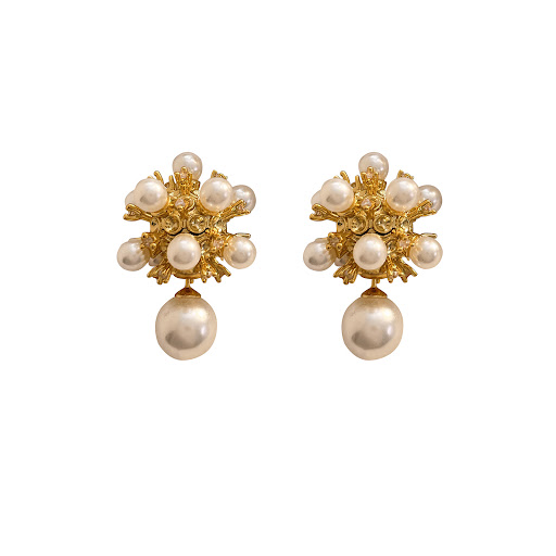 Title 6, Dandelion Pearl Stud Earrings Special-interest ...