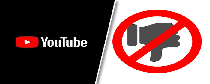 Dislike button on Youtube marquee promo image