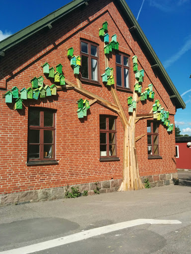 Bird House Sculpture