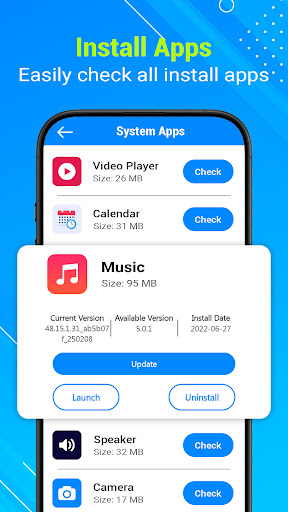 Screenshot Software Update : Phone Update