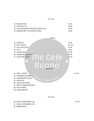 The Cafe Buono menu 7