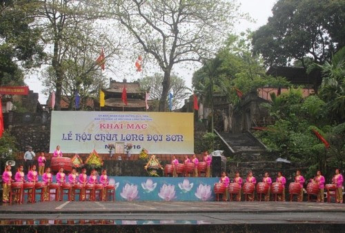 Chùa Long Đọi Sơn tổ chức lễ hội năm 2016