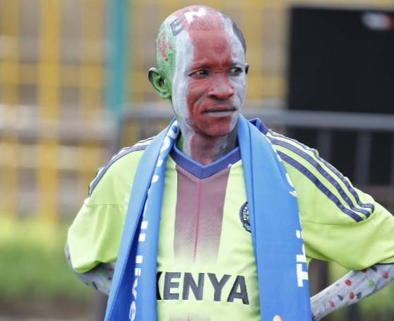 AFC Leopards fan Isaac Juma.