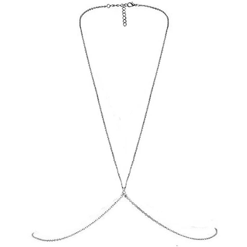 Sexy roestvrijstalen bikini tailleketting Strand body chain sieraden Maak je strandlook compleet met deze verleidelijke body chain.