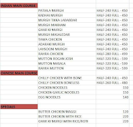 Sector 8C Rasoi menu 2