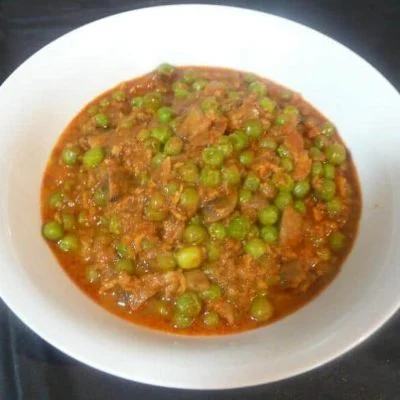 Green Peas Mushroom Masala