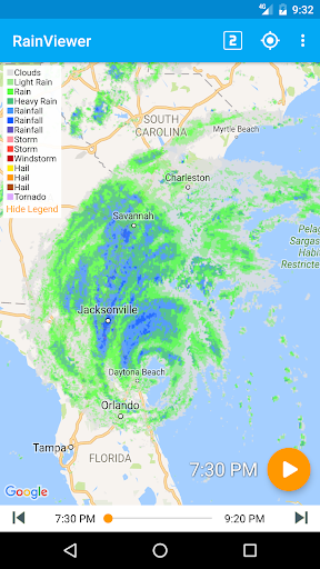 RainViewer: Rainfall Radar Map