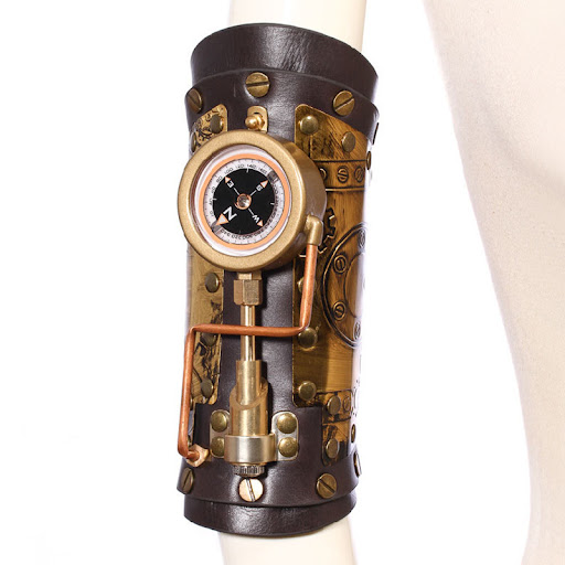 Title 4, Bracelet boussole Steampunk, accessoire vintage...