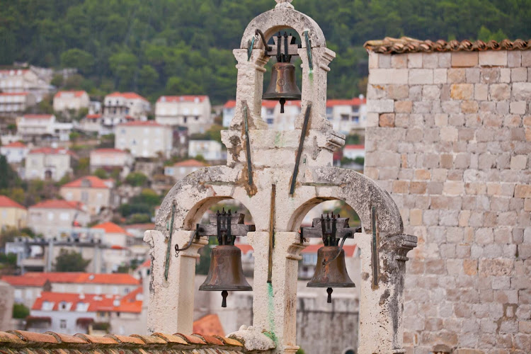 Church bells overlooking Old Dubrovnik.