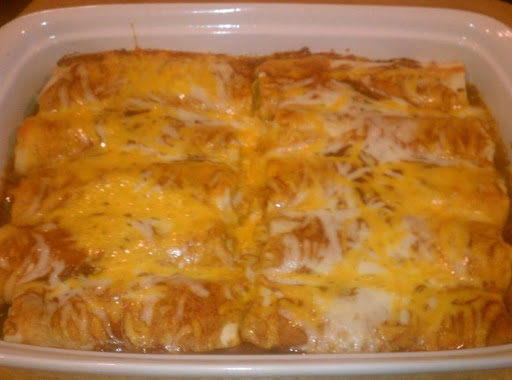 Delicious Beef & Cheese Enchiladas, also known as the 