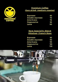 Kingsmen Coffee menu 4