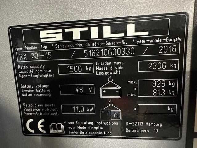 Zdjęcie STILL RX 20-15