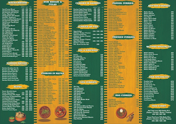 Matka Biryani menu 