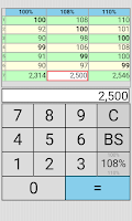 Percent Ratio Tax Multi Calc Screenshot