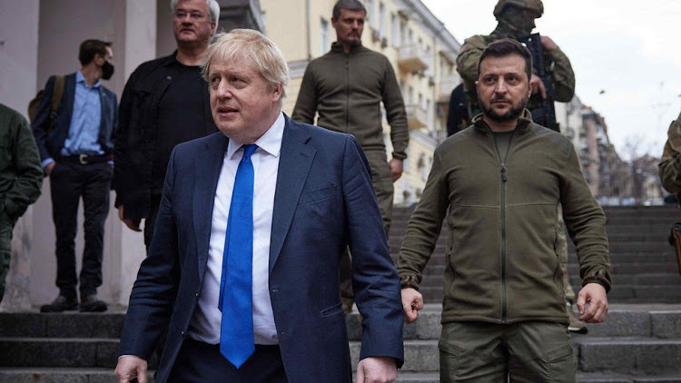 Mr Johnson has offered consistent British support to Ukraine and its leader Volodymyr Zelensky