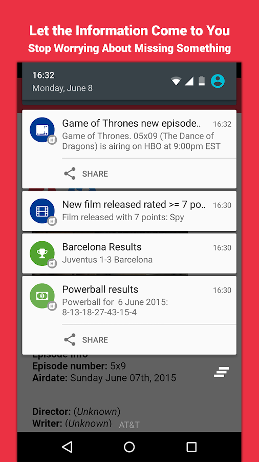   Hooks - Alerts pour tout – Capture d'écran 