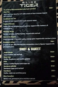 The Blind Tiger menu 6