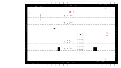 Dom Wiktorii pa - A117/1 - Rzut strychu do indywidualnej adaptacji (58,8 m2 powierzchni użytkowej)