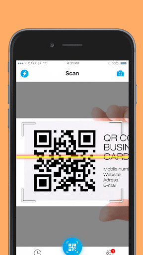 Screenshot QR code reader & scanner