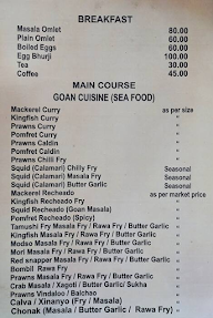 Vinayak Food Cafeteria menu 3