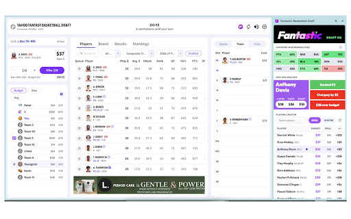 Fantastic Basketball Draft screenshot 1