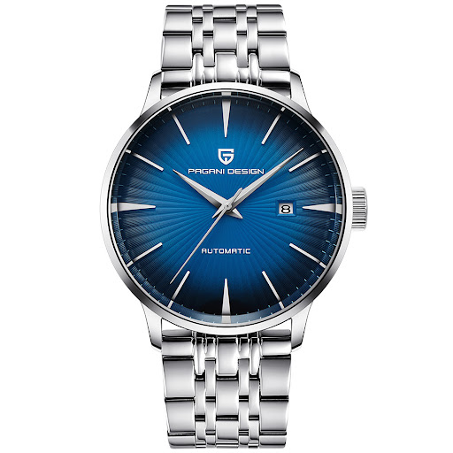 Title 2, Mens Mechanical Watch Waterproof Steel Band Wa...