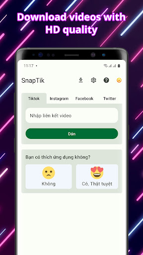 Screenshot SnapTick - Download Video TT