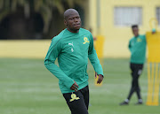 Mamelodi Sundowns and Bafana Bafana midfielder Hlompho Kekana in training at the club's Chloorkop headquarters on November 1, 2018.