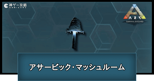 アサービック・マッシュルームの入手方法と使い道