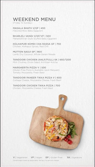 Paasha Lounge menu 5