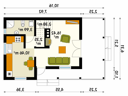 Poziomka dr-S - Rzut parteru