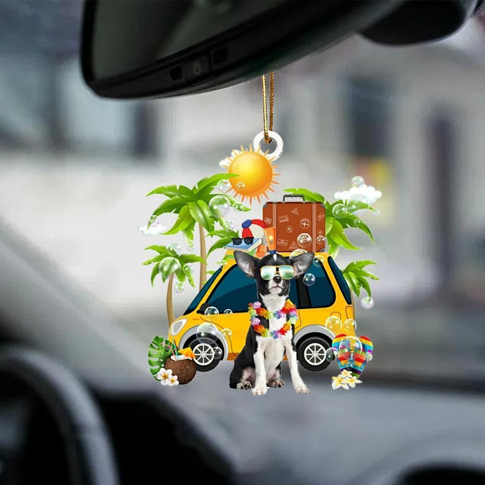 Colorful Car Pendant Interior Rearview Mirror Decoration Brighten up your car interior with this eye-catching and unique