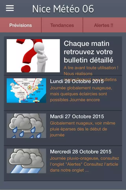 Météo 06 - 1.5 - (Android)