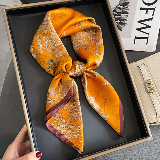 Title 4, Womens Fashion Printed Silk Scarf Elevate your...